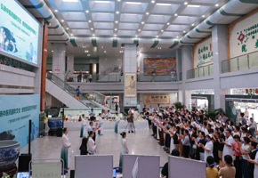广西中医药大学第一附属医院东葛院区膏方节活动现场
