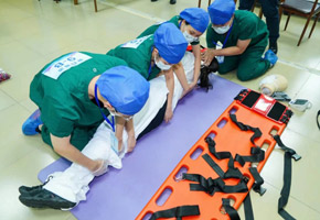 广西第五届中医医师规范化培训临床能力竞赛现场